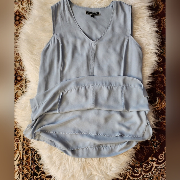 Melanie Lyne Pastel Blue Blouse - Picture 5 of 6